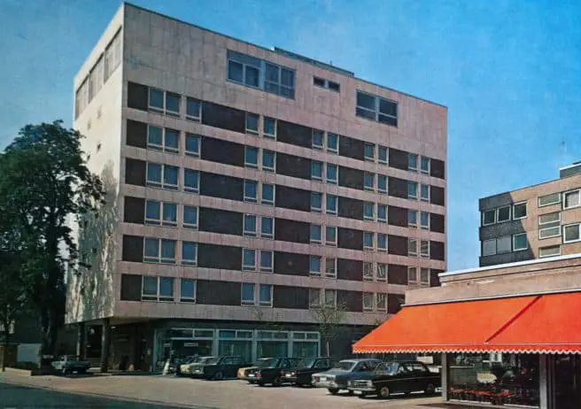 Postkarte Kaisergarten-Hotel Siegen, um 1978