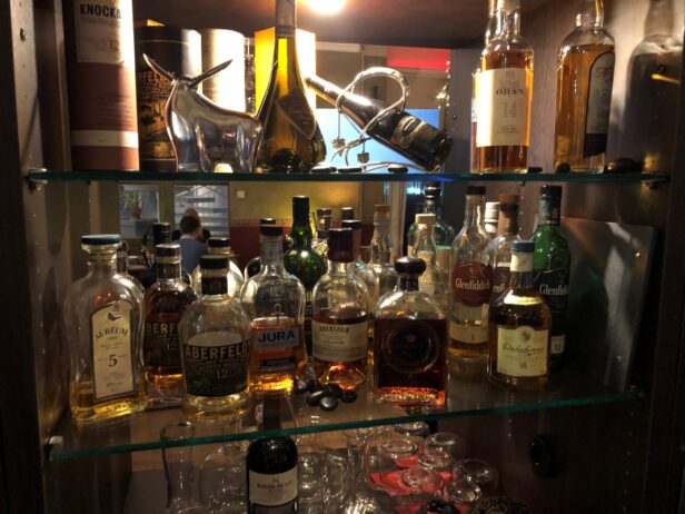 Große Auswahl an Whiskeysorten im Sebastian's Steakhouse in Siegen
